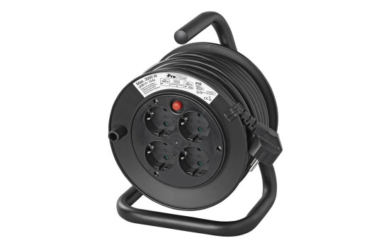 Enrollador de cable Schuko de 4 vías, 15 m, 3 x 1,5 mm², Imagen 4