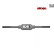 Llave de macho de roscar de fuerza de 1/4" (2-6 mm)