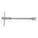 Llave de macho en T (tipo trinquete) 1/4"-1/2" 300 mm