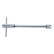Llave de macho en T (tipo trinquete) 1/4"-1/2" 300 mm, Miniatura 2