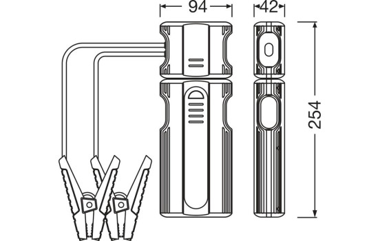 Batería de arranque Osram 1000, Imagen 4