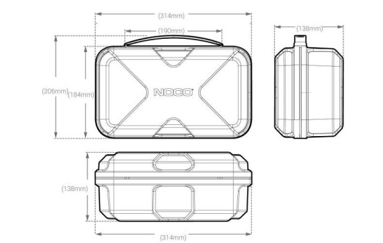 Funda protectora Noco Genius GBC014, Imagen 7