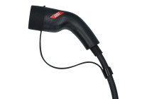 Cable de carga en espiral Carpoint para coche eléctrico tipo 2>2, 16 A, trifásico, 6 metros