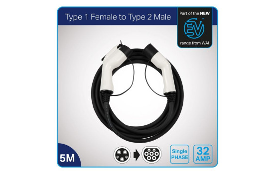 Cable de carga Tipo 1 a Tipo 2 32A, Imagen 6
