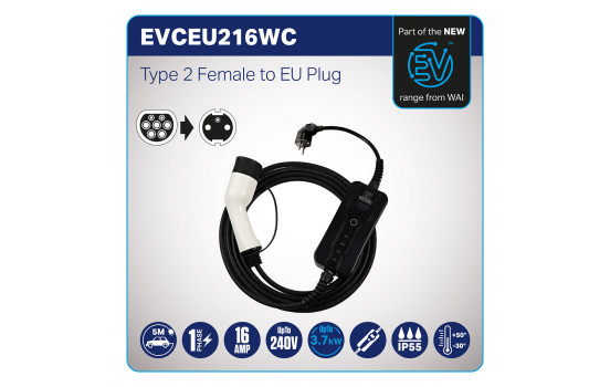 Cable de carga Tipo 2 a 230V 16A, Imagen 3