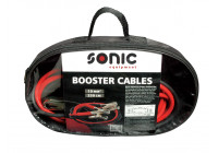 Cables puente (10 mm²) de 2,5 metros con abrazaderas metálicas