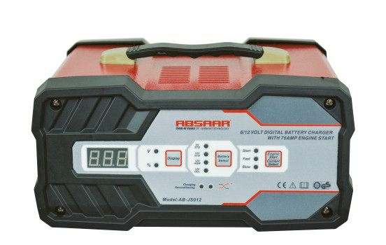 Cargador de batería Absaar AB-JS012 con arrancador 12A 6/12V, Imagen 2