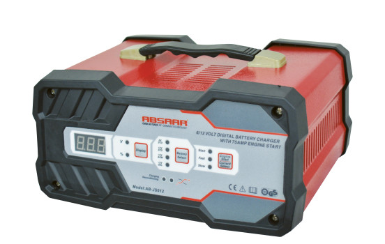Cargador de batería Absaar AB-JS012 con arrancador 12A 6/12V, Imagen 3
