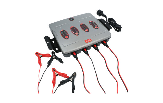 Cargador de batería Carpoint BX-6 de 16 A y 4 bancos, Imagen 2