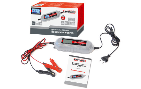 Cargador de mantenimiento Krafpaket 12 V/6 V 0,8 A/3,8 A