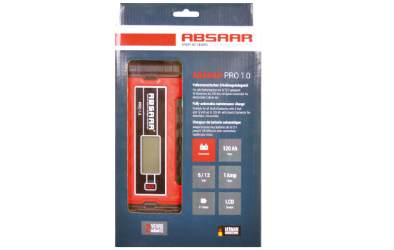 Cargador inteligente Absaar PRO1.0 1A 6/12V, Imagen 3