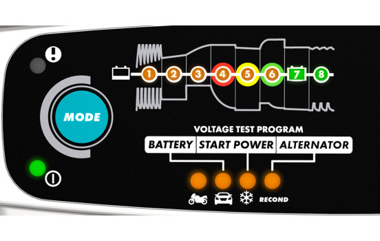 Cargador de batería CTEK MXS 5.0 de 12 V para prueba y carga, Imagen 2