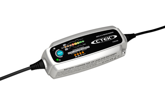 Cargador de batería CTEK MXS 5.0 de 12 V para prueba y carga, Imagen 3