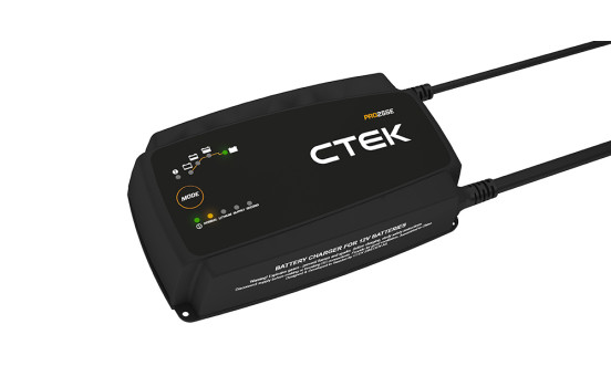 Cargador de batería CTEK PRO25SE 25A 12V + soporte de pared, Imagen 3