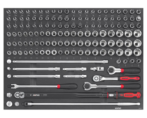 Juego combinado Sonic de 1/2" SFS-XL de 145 piezas