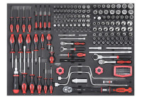 Juego combinado Sonic de 1/4", 3/8" y 1/2" SFS-XL de 194 piezas