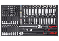 Juego combinado sónico 1/2" SFS-L 118 piezas.