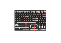 Juego de dados y puntas Force de 1/2", 88 piezas (EVA)