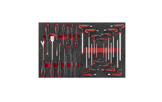 Juego de extractor de fuerza, raspador y llave hexagonal de 26 piezas (EVA), Imagen 2