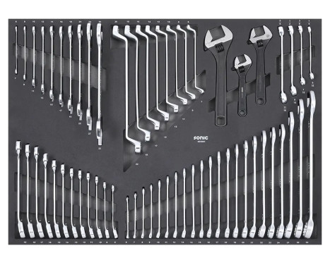 Juego de llaves sónicas SFS-XL de 59 piezas.