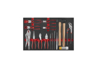 Juego de martillo de fuerza y alicates de 15 piezas (EVA)