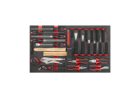 Juego de martillo y cincel de fuerza de 27 piezas (EVA)