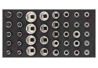 Juego de vasos Sonic Bit de 1/2", SFS 1/3, 38 piezas