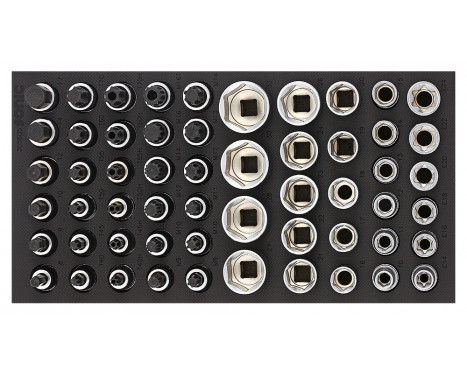 Juego de vasos Sonic Bit de 1/2", SFS 1/3, 56 piezas