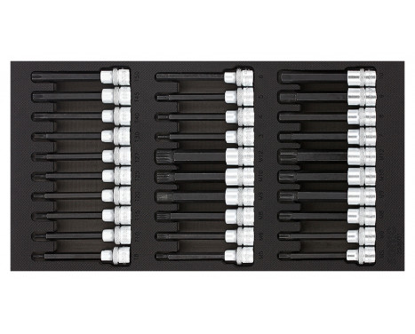 Juego de vasos y puntas Sonic de 3/8", SFS 1/3, 30 piezas