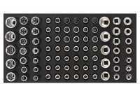 Juego de vasos y puntas Sonic de 3/8", SFS 1/3, 80 piezas