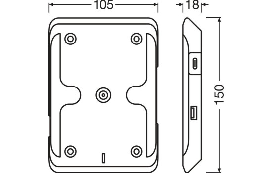 Estación de carga LED Osram BASE DE CARGA INDIVIDUAL, Imagen 7