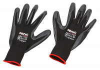 Guante de trabajo PU-flex negro talla 10 (XL)