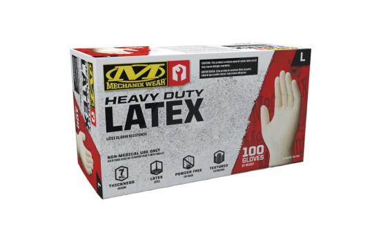 Guantes de látex Mechanix Wear HD - Talla L - Paquete de 100, Imagen 2