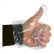 Guantes desechables PE 80x 100 piezas, Miniatura 2