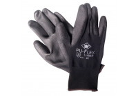 Guantes Pu-Flex negros talla 10 (XL)