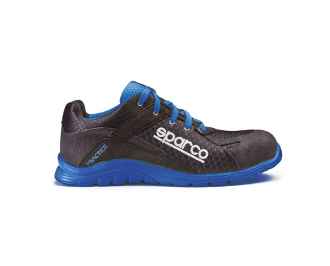 Zapatos de trabajo ligeros Sparco Practice S1P Nelson Negro/Azul Talla 42