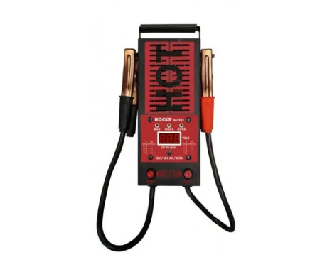 Comprobador de batería Rooks 12 V, 100 A, 200-1000 CCA, 120 AH