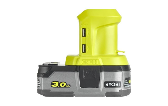 Adaptador USB de batería Ryobi ONE+ de 18 V (sin batería) R18USB-0, Imagen 2