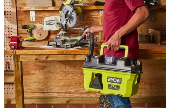 Aspiradora inalámbrica Ryobi ONE+ de 18 V para seco y húmedo (sin batería) RV1811-0, Imagen 4