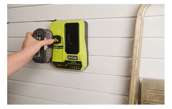 Cargador rápido Ryobi ONE+ de 18 V con velocidad de carga de 8,0, Imagen 5