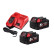 Llave de impacto inalámbrica Milwaukee M18 FMTIW2F12-502X de 1/2" con anillo de fricción, 18 V, 5 Ah, color rojo, Miniatura 2