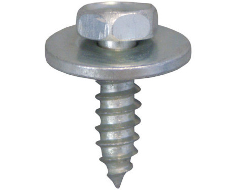 Perno de placa hexagonal OEM:07119916946 -07119901294 4,8x16mm galvanizado - 5 piezas