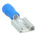 Manguito de enchufe plano Carpoint 544 Azul 8,0 x 0,8 mm 10 piezas
