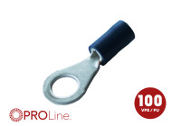 Ojal para cable 1,5x2,5 azul M5 (100 piezas) ACV PROLine