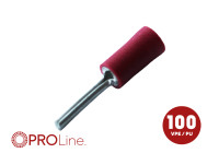 Terminal de cable 0,5x1,5 rojo (100 piezas) ACV PROLine