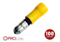 Terminal de cable 4,0x6,0 amarillo (100 piezas) ACV PROLine