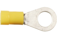 Terminal de cable de anillo amarillo 4,0-6,0 mm² / abertura 8,0 mm (100 piezas)