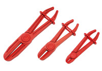 Juego de abrazaderas para tubos de 3 piezas