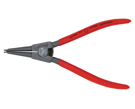 Alicates para anillos de retención de apertura recta (alemán)