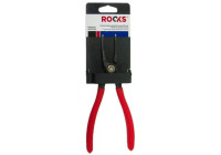 Alicates para anillos de retención Rooks, rectos, 180 mm